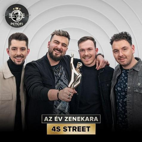 A legjobb zenekar díjat kapta a 4S Street a Petőfi díjátadón