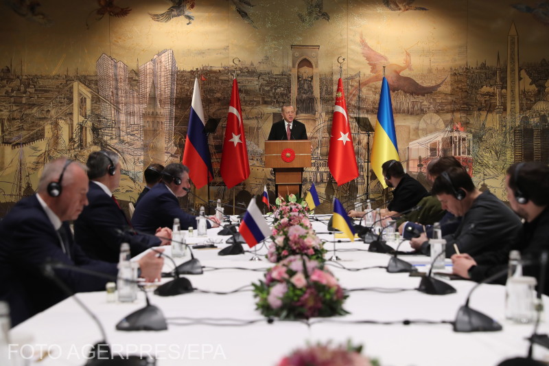 Ma tartják az orosz-ukrán béketárgyalások következő fordulóját Isztambulban