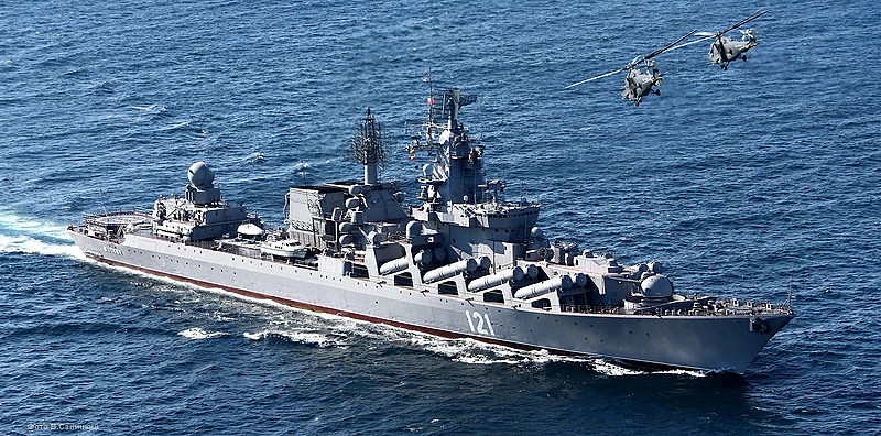 Elsüllyedt az orosz Moszkva nevű zászlóshajó