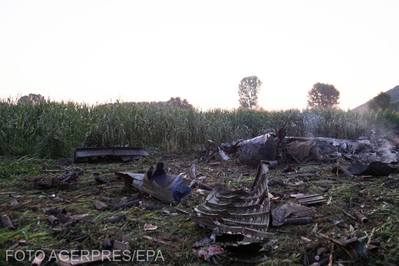 Görögországban lezuhant egy feltehetőleg lőszerrel megrakott ukrán teherszállító repülő
