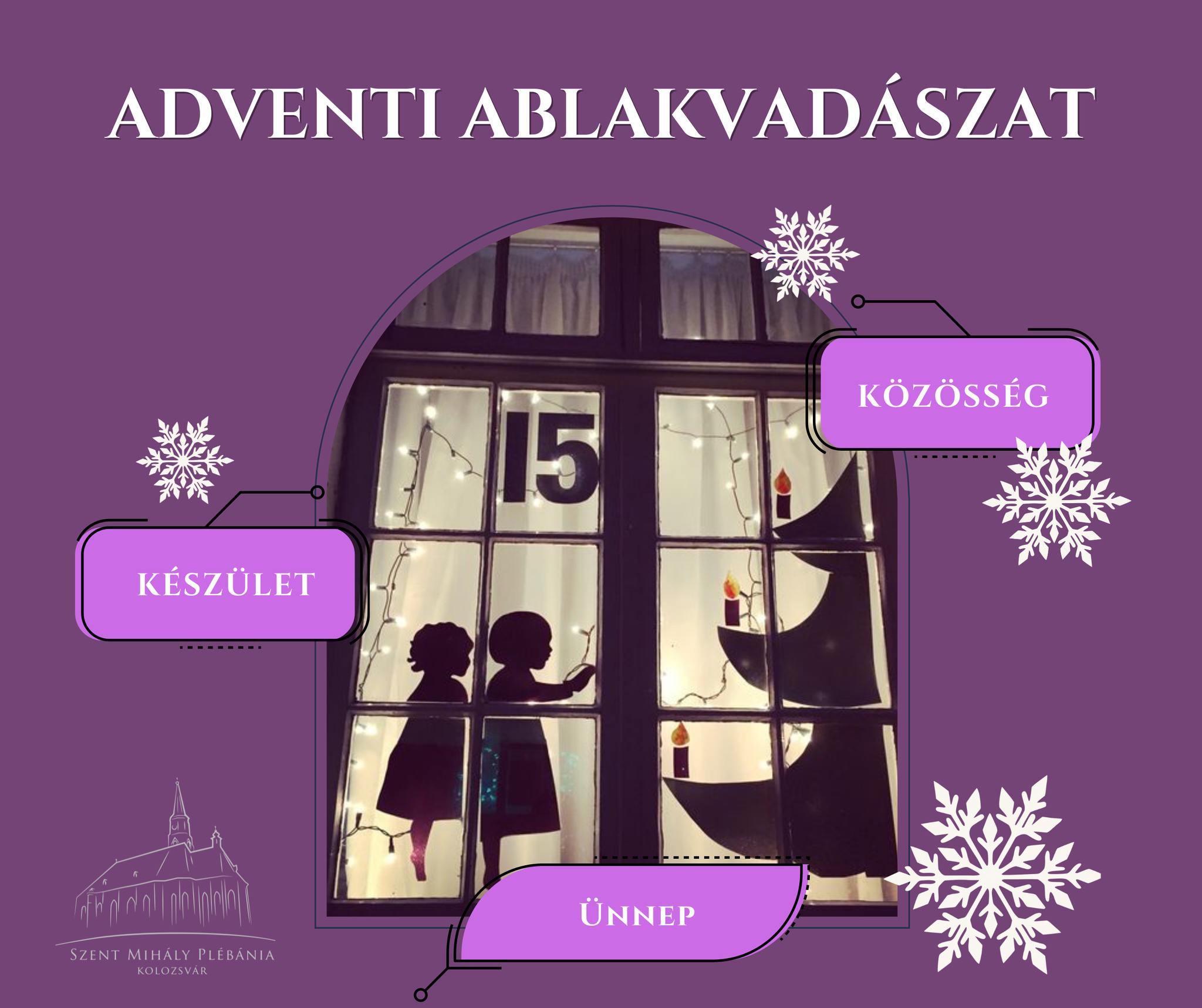 Adventi ablakvadászat Kolozsváron