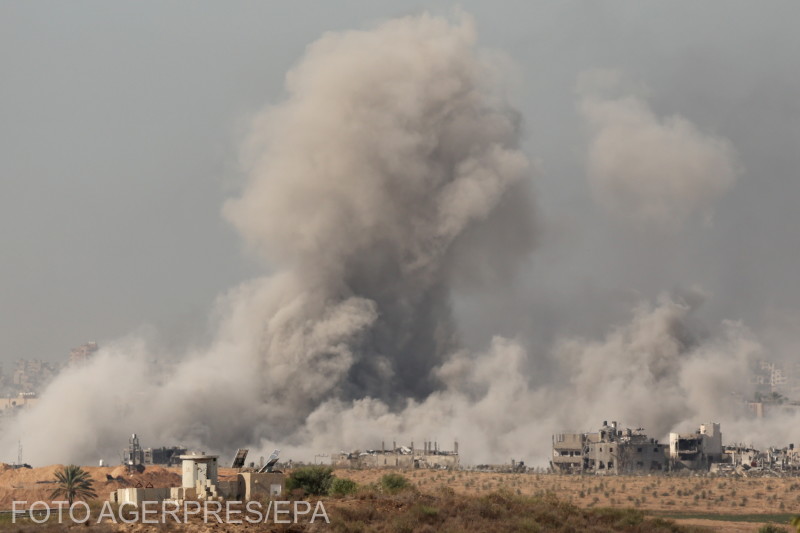 Péntek reggel lép életbe a tűzszünet a Gázai övezetben