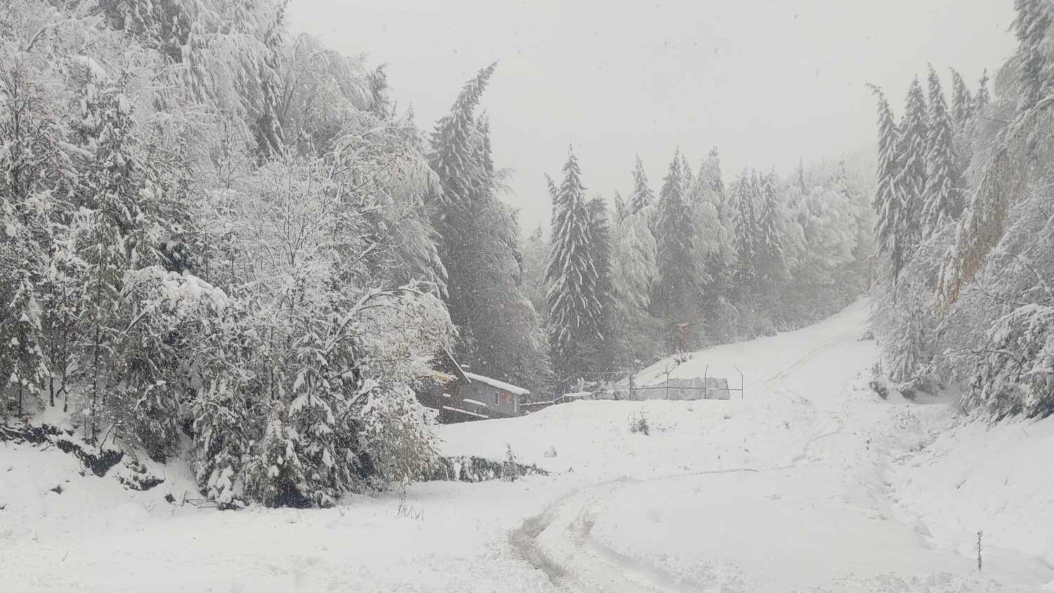 Maros megyében jelentős hó van a hegyekben