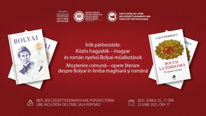 Könyvek párbaja Bolyai Jánosért Könyvek párbaja Bolyai Jánosért