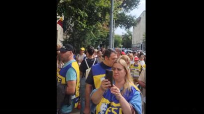 Sztrájkőrséget állnak és a tanügyminiszter lemondását követelik a szakszervezetek