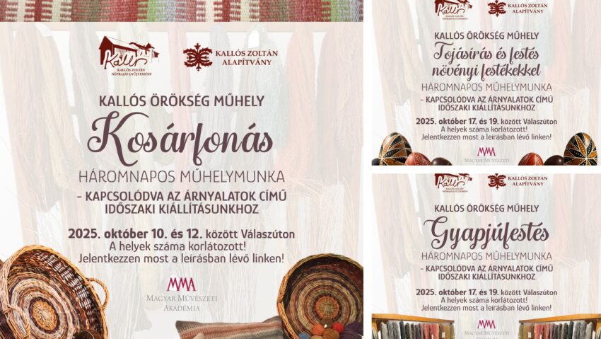 Kallós Örökség Műhely: kosárfonás, gyapjú- és tojásfestés Kallós Örökség Műhely: kosárfonás, gyapjú- és tojásfestés