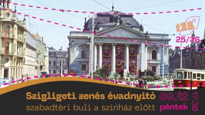 Az épület előtt indul a nagyváradi Szigligeti Színház ünnepi évada