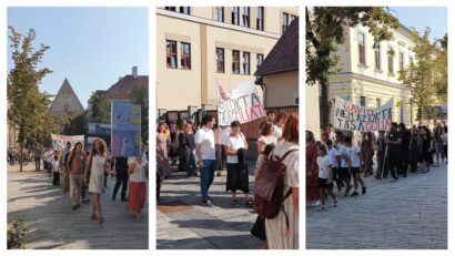 Tüntetésekkel indult az új tanév – kolozsvári körkép