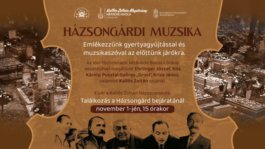 Házsongárdi megemlékezés népzenével, gyertyával Házsongárdi megemlékezés népzenével, gyertyával