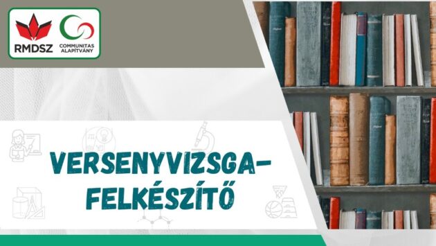 Lehet jelentkezni versenyvizsga-felkészítőkre