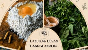 Pesztó, csigatészta, laska, ló
