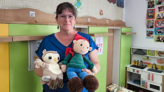 Zsömi manó mosolygós és kedves világának megálmodója: Nagy Tünde óvónő