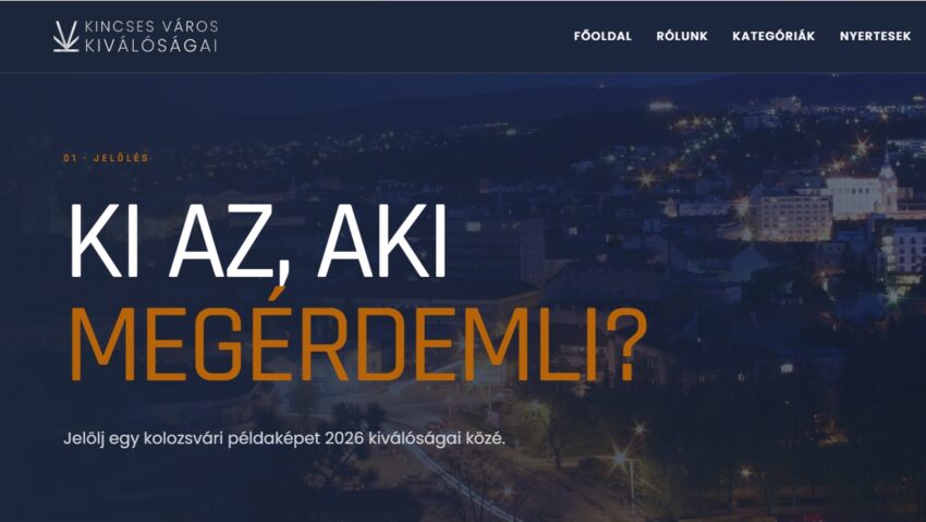 Ismét keresik Kolozsvár kiválóságait